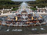 Paris Versailles 31 Latona Fountain With Gardens Behind